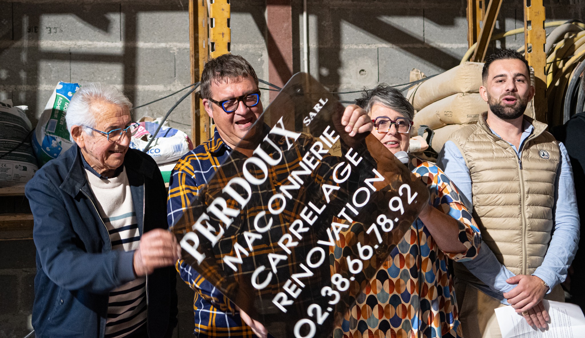 Passation entre Franck et Baptiste Perdoux