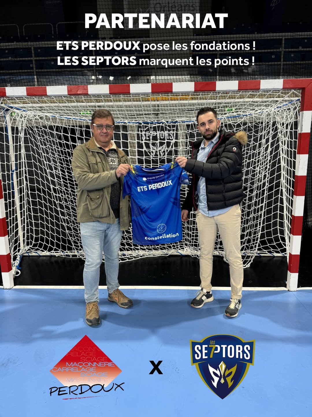Partenariat ETS Perdoux x Les Septors (handball)
